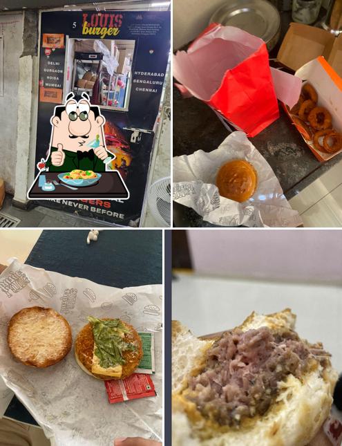 Food at Louis Burger, Banjara Hills