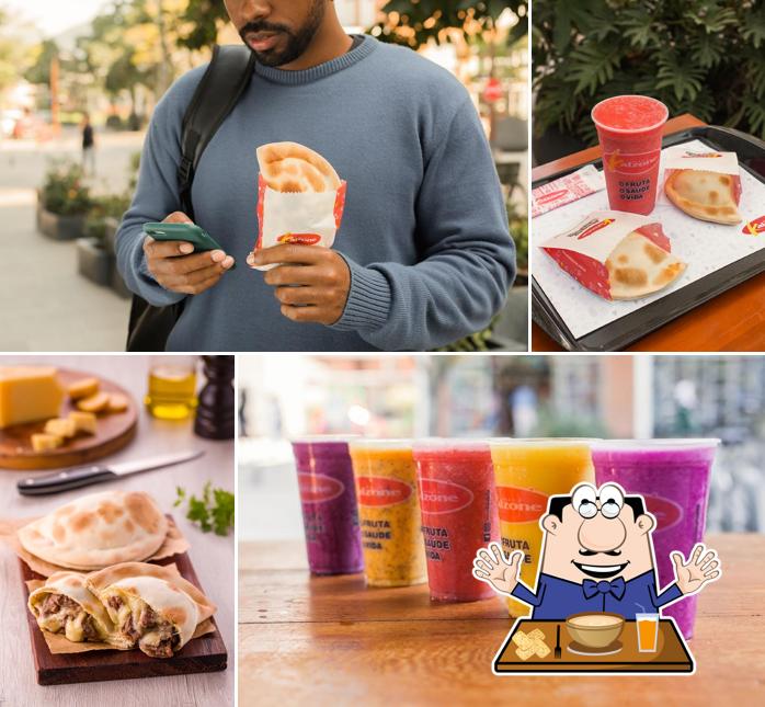 Comida em Mini Kalzone Centro Histórico