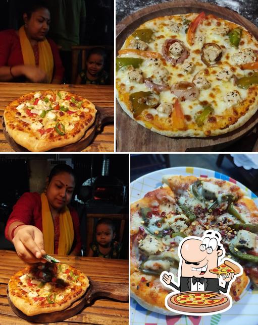 Get pizza at Pizza Bella cafe