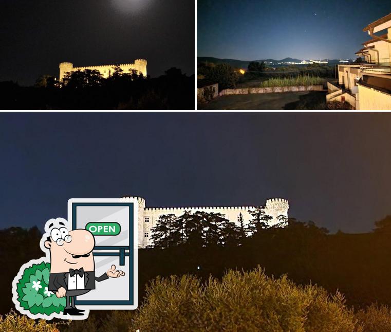 Goditi la vista dagli esterni di Hotel Villa delle Rose