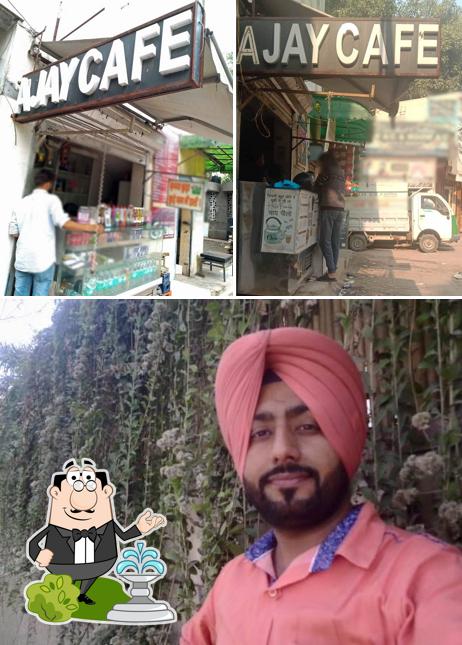 The exterior of Ajay cafe