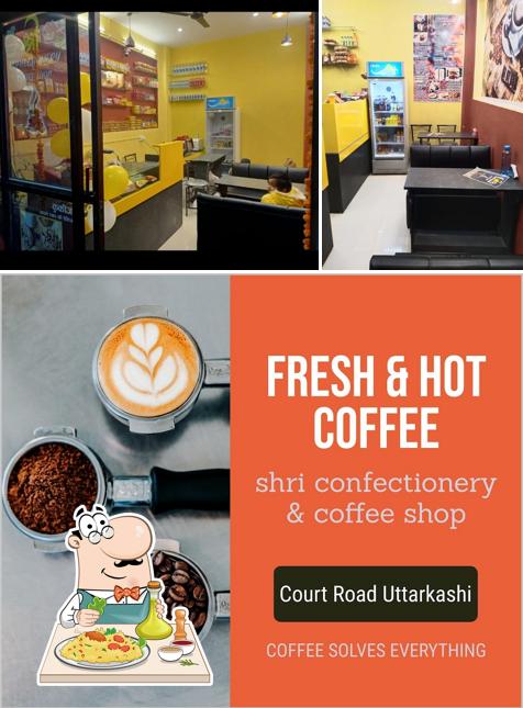 Food at Shri confectionery & coffee shop
