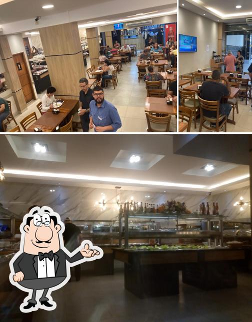 O interior do Restaurante Nitgrama