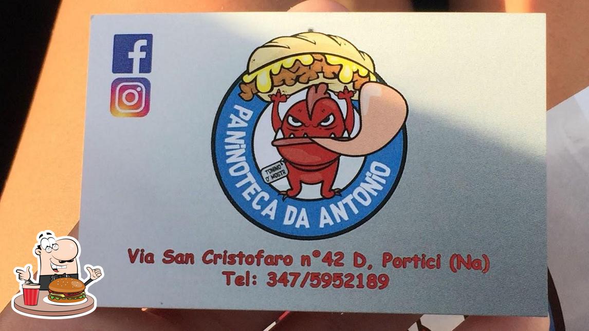 Ordina uno dei tipi di hamburger disponibili a Paninoteca da ANTONIO
