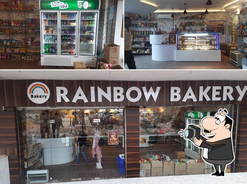Look at the picture of Rainbow bakery