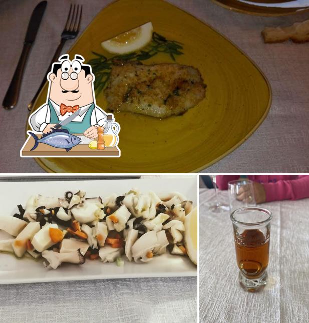 Salmone grigliato al Hotel Ristorante Gabbiano