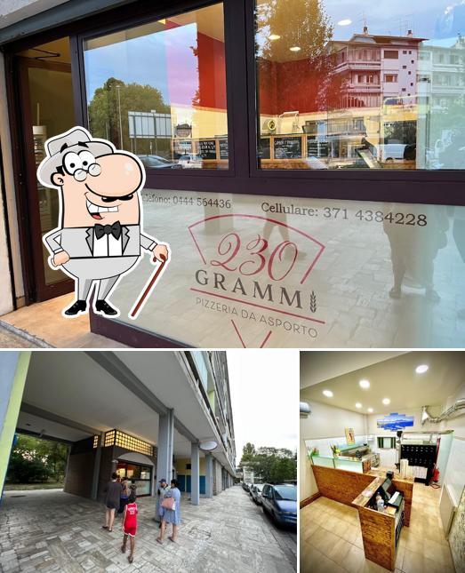 Gli esterni di Pizzeria 230 grammi