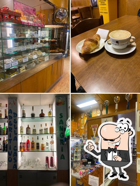 La interni e cibo del ristorante