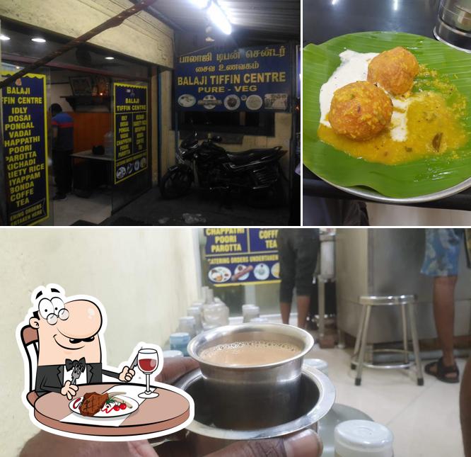 Get meat dishes at Sri Balaji Tiffin Center(Pure- Vegetarian)