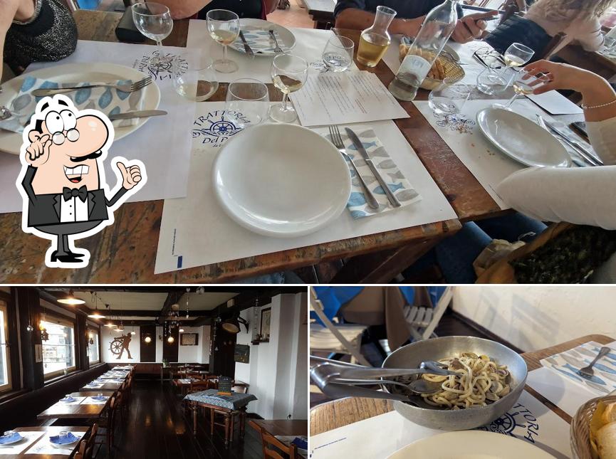 La interni e cibo del ristorante