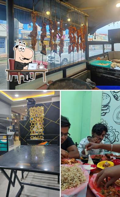 The interior of Alif Restaurant