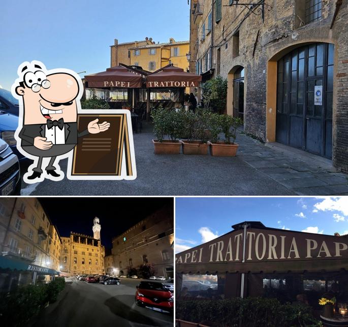 Gli esterni costituiscono una caratteristica importante di Antica Trattoria Papei