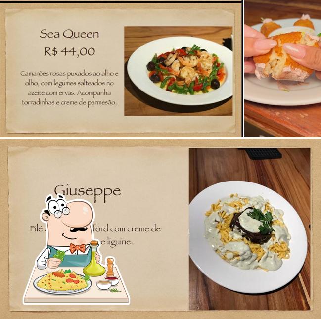 Comida em O Velho Moinho