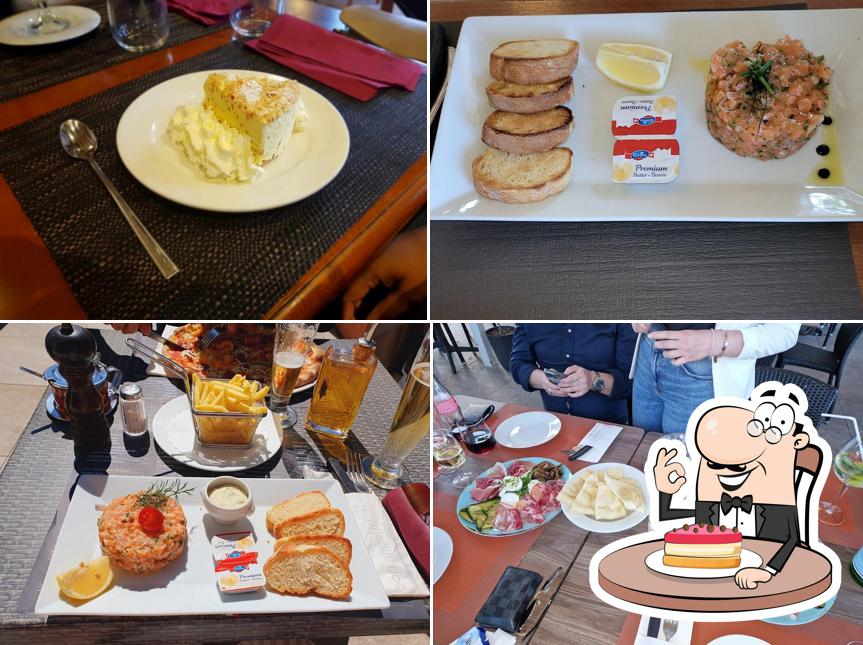 Cheesecake al Pizzeria Motel le Léman - Restaurant Commugny