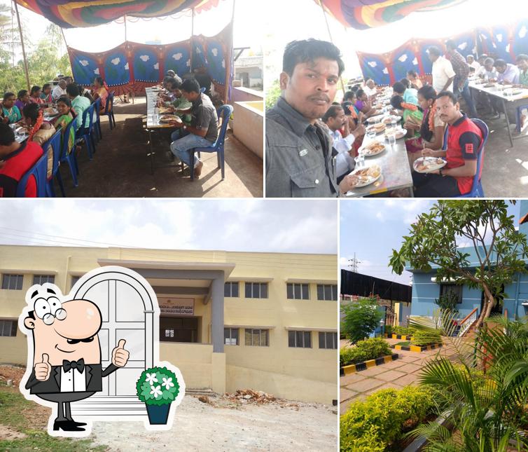 The image of AGM family restaurant’s exterior and interior