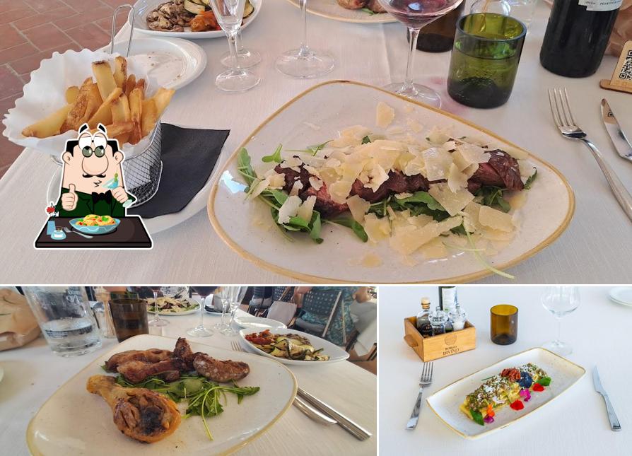 Cibo al Ristorante Agriturismo Borgo Divino