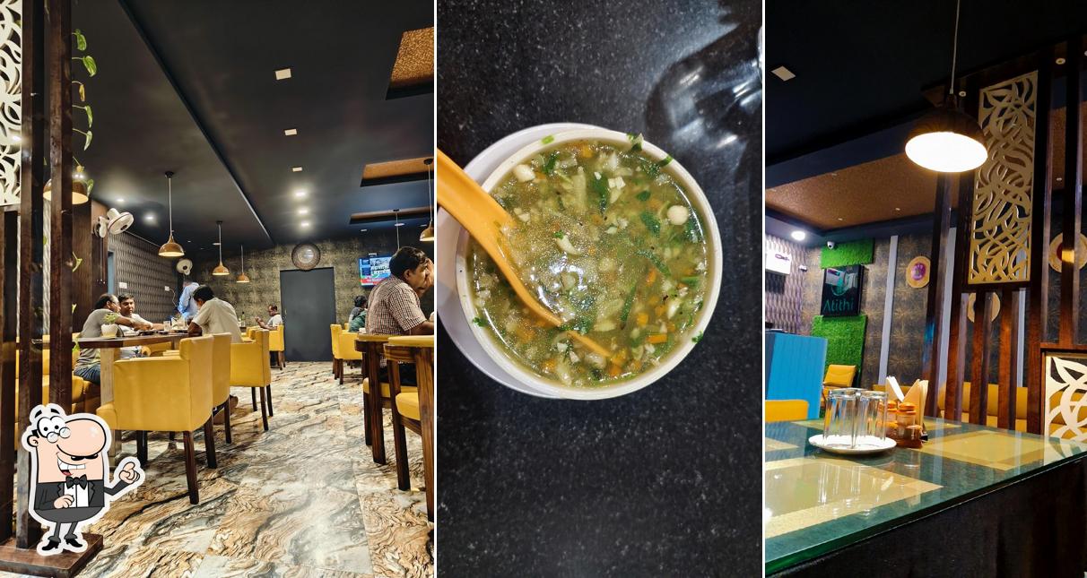 The interior of Atithi Hotel & Restaurant