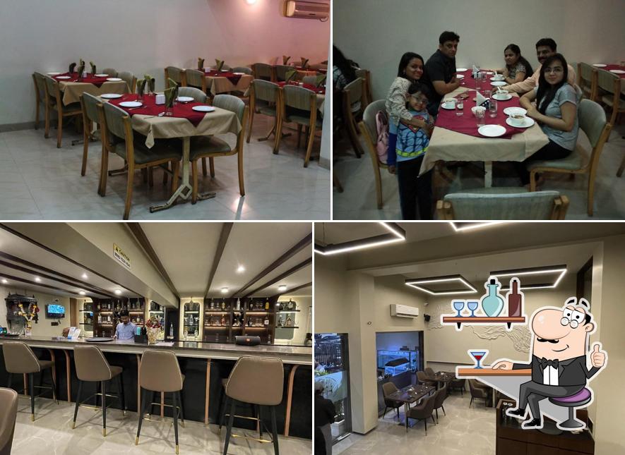 The interior of Harsh Family Restaurant