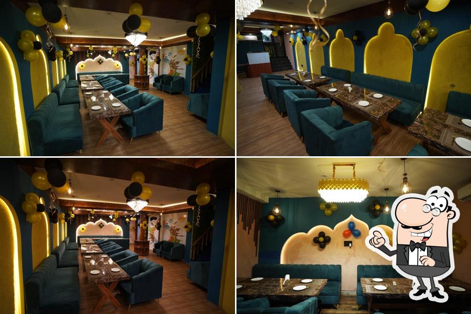 The interior of Lucknow Darbar