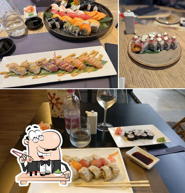 Ordina le varie opzioni di sushi