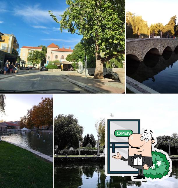 Gli esterni costituiscono una caratteristica importante di Dvi Palme