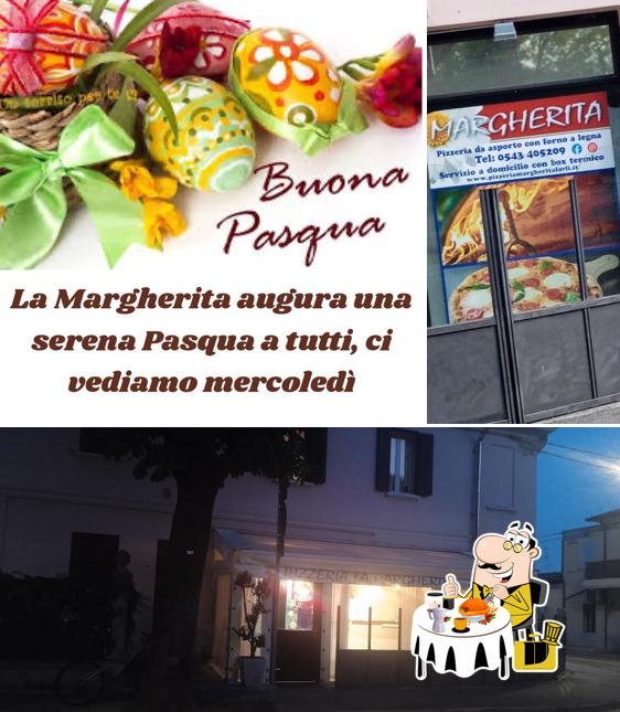Guarda la foto che raffigura la cibo e esterno di Pizzeria Margherita Forlì