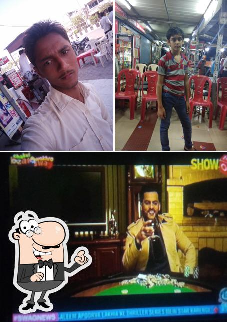 The interior of Hari Om Fast food