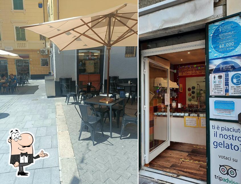 Gli interni di Cremeria Sestri Genova