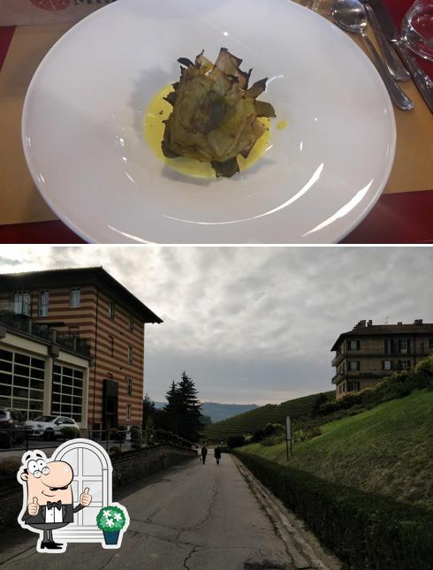 Goditi la vista dall'area esterna di Disguido Osteria di Ugo Alciati