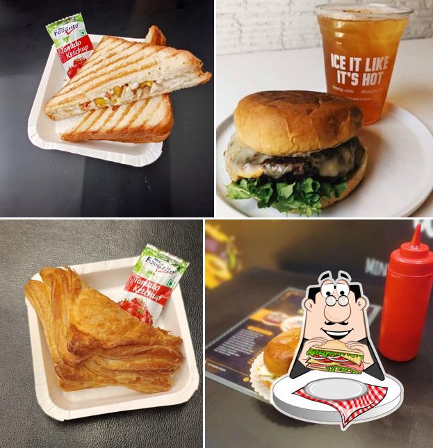 Club sandwich at Bakes N Shakes