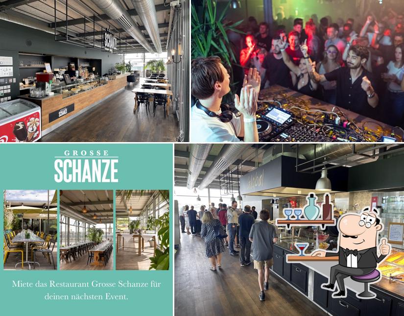 Gli interni di Restaurant Grosse Schanze
