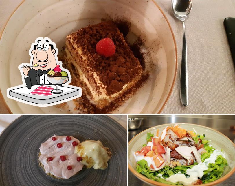 Karalis serve un'ampia selezione di dessert