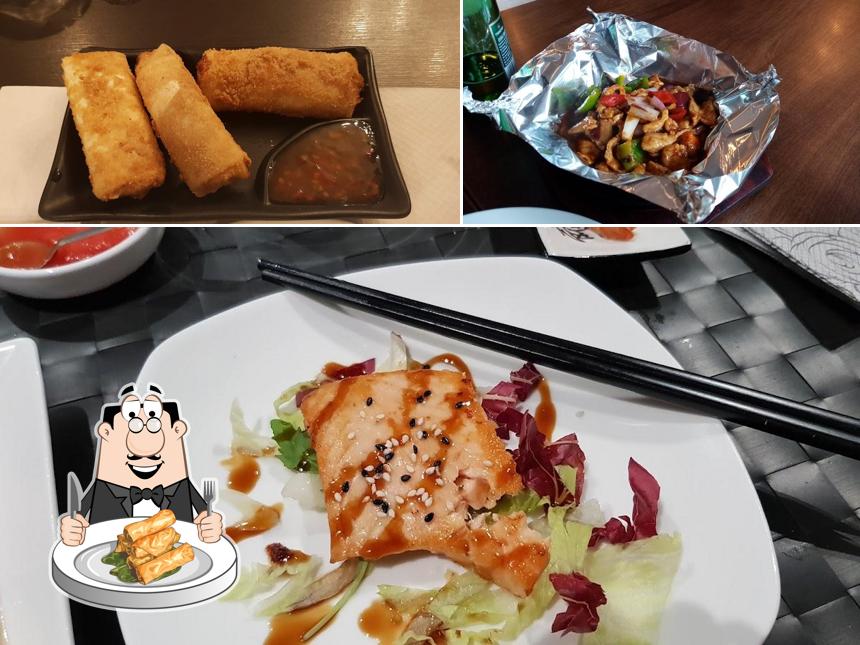 Involtini primavera al Yummy restaurant fusion 美汁味