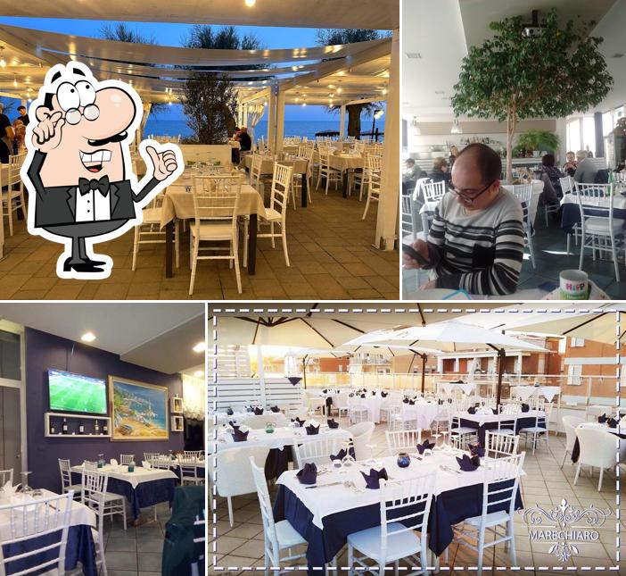 Gli interni di Marechiaro Ristorante Pizzeria