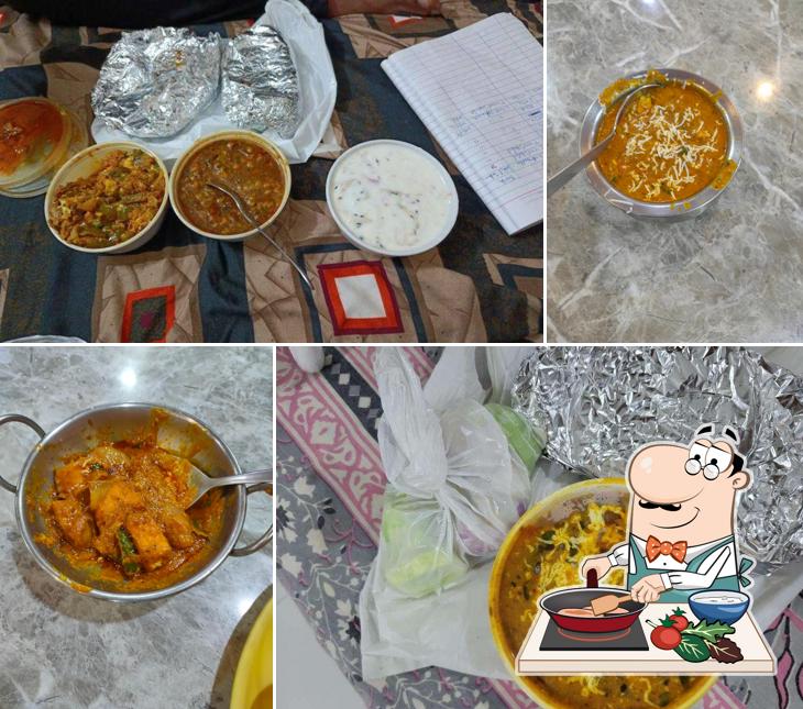 Chicken curry at Subhash vaishno hotel