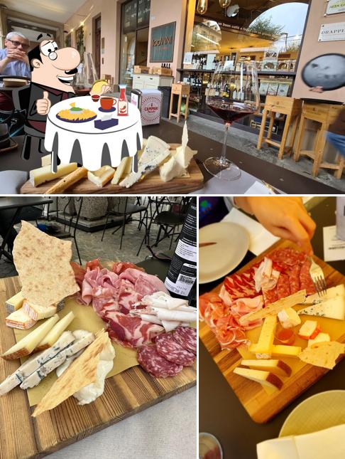 Piatto di formaggi al 100 Vini Caffè la Brasilera