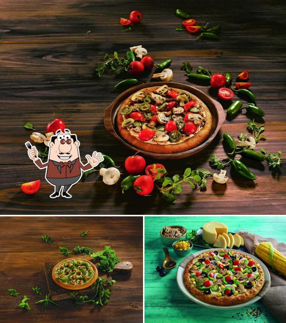 Food at Domino's Pizza