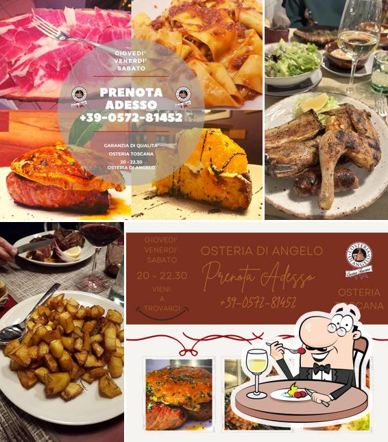 Platti al L'Osteria di Angelo
