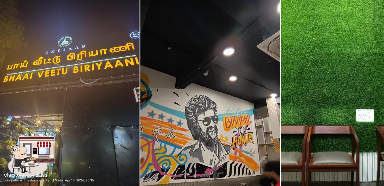 The exterior of Iniiaas Bhaai Veetu Biryani