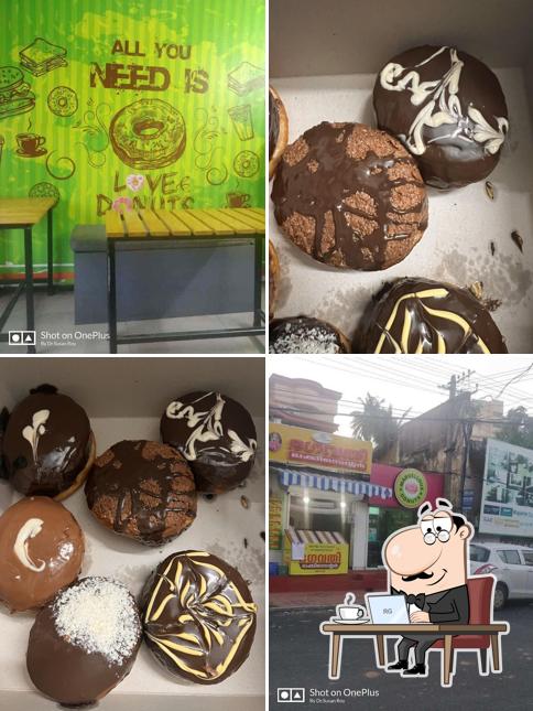 The interior of Marvellous donut cafe