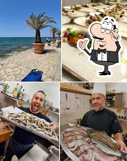 Gli interni di Restavracija Hotela Marina