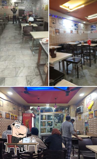 The interior of Shiv Shakti Dhaba