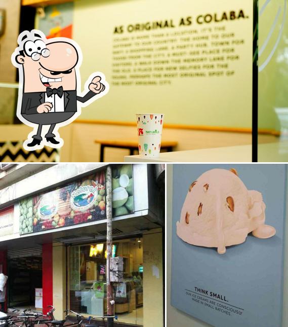 The interior of Naturals Ice Cream