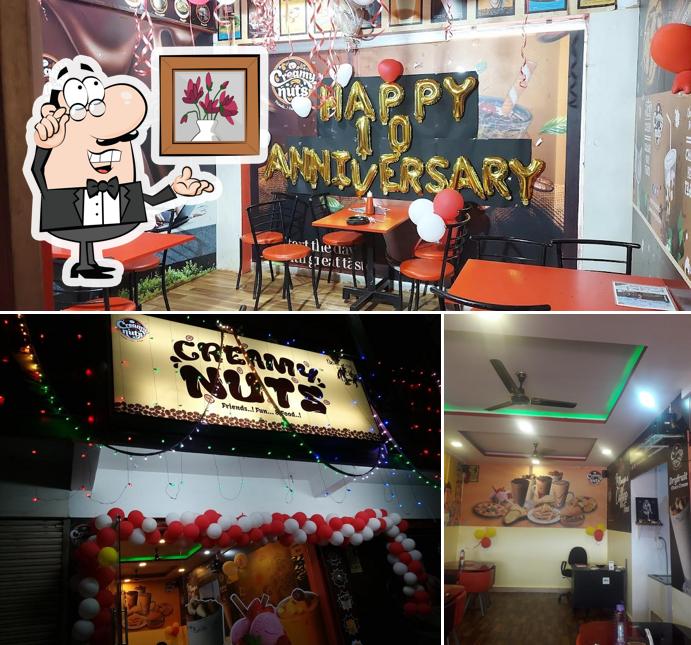 The interior of Creamy Nuts Bidar