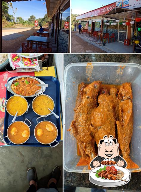 The picture of food and interior at Hotel Grand Coorg