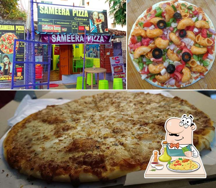 The image of Sameera Pizza Corner’s food and interior