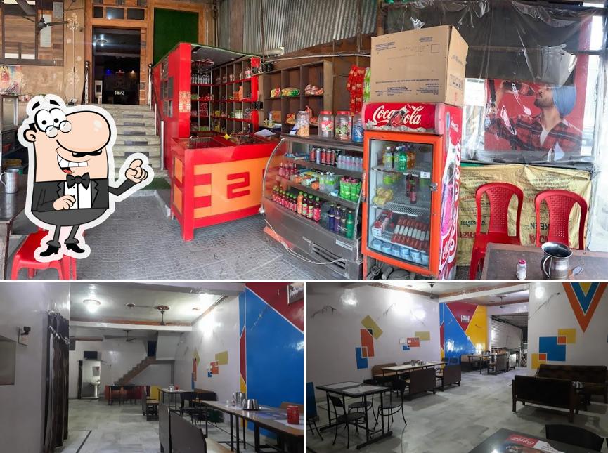 Chauhan Punjabi Dhaba is distinguished by interior and food