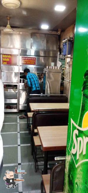 The interior of Durga lunch home