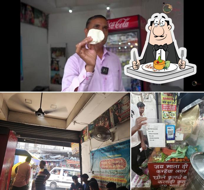 The picture of Kanhaiya Ji Kulcha Wale’s food and exterior
