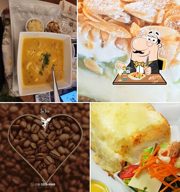 Platos en La Fée Café & Restô